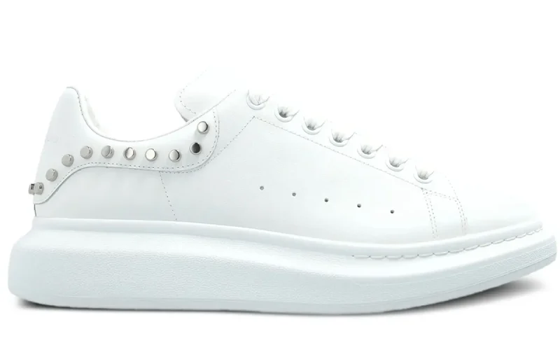 Alexander Mcqueen Oversized Studs "White" Sneaker