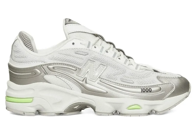 New Balance 1000 "Silver Metallic & Mint Flash" Sneaker