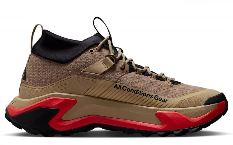 Nike ACG Zegama Hike "British Khaki Linen Light Crimson" Herenschoen