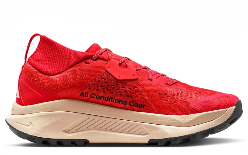 Nike ACG Zegama Trail "Light Crimson Light Orewood Brown Zwart" Herenschoen