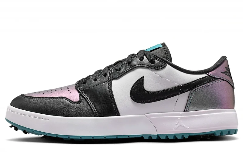 Nike Air Jordan 1 Low G met spikes "Mineral Teal Wit Zwart" Schoenen