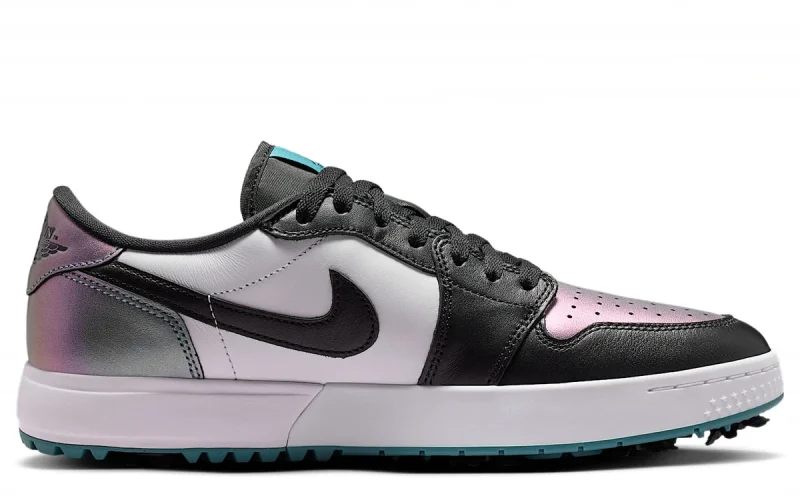Nike Air Jordan 1 Low G met spikes "Mineral Teal Wit Zwart" Schoenen