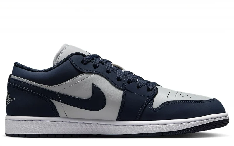 Nike Air Jordan 1 Low "Obsidian Grey Fog Pink Foam" Herenschoen