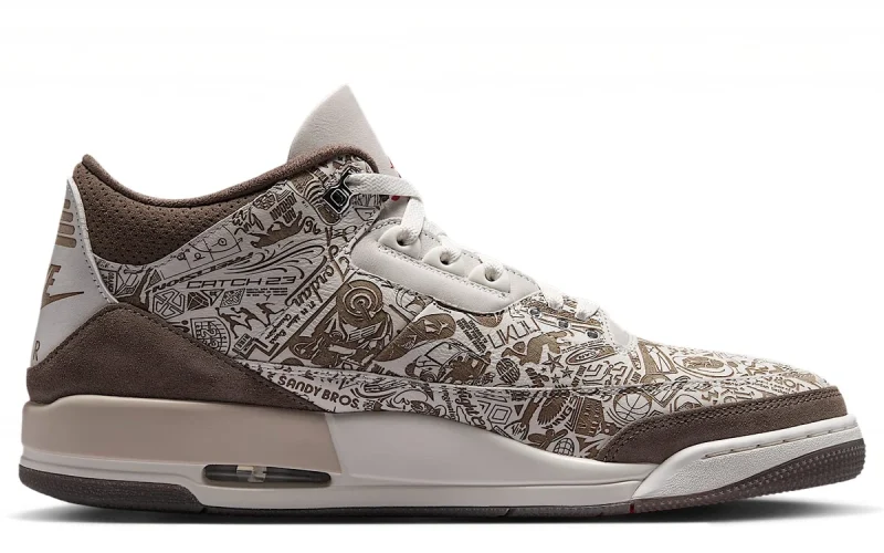 Nike Air Jordan 3 Retro 'Laser' "Phantom Palomino Sail University Red" Schoenen