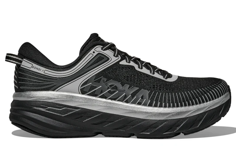 HOKA Bondi 7 "Black Stardust" Heren schoenen