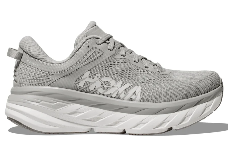 HOKA Bondi 7 "Harbor Mist White" Heren schoenen