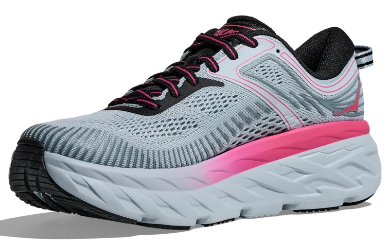 HOKA Bondi 7 "Mineral Blue Rhubarb" Heren schoenen
