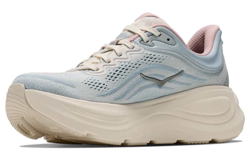 HOKA Bondi 9 "Alabaster Mineral Blue" Heren schoenen
