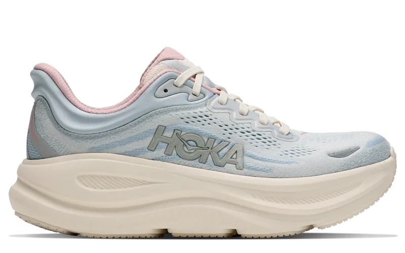 HOKA Bondi 9 "Alabaster Mineral Blue" Heren schoenen