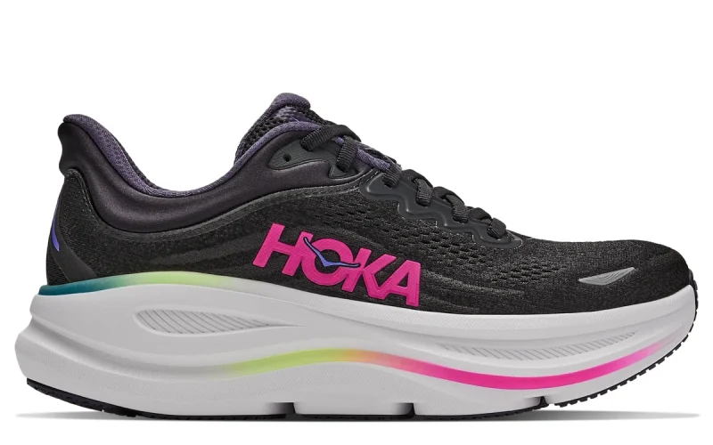 HOKA Bondi 9 "Black Neon Dragonfruit" Heren schoenen