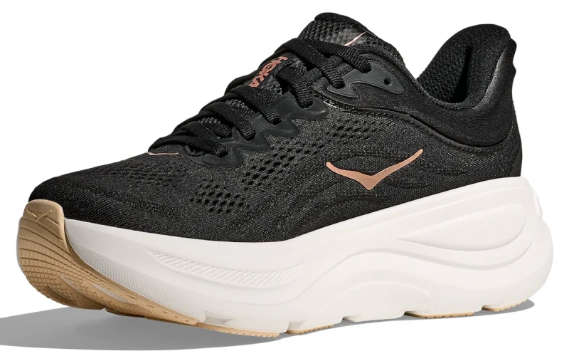 HOKA Bondi 9 "Black Rose Gold" Heren schoenen