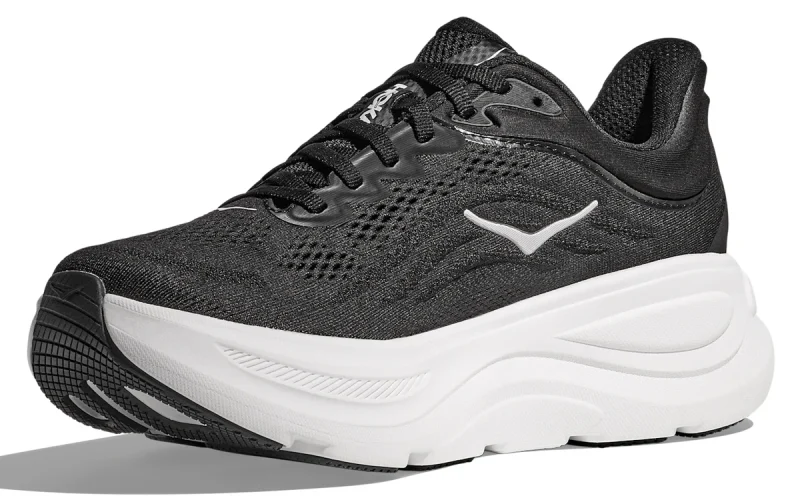 HOKA Bondi 9 "Black White" Heren schoenen