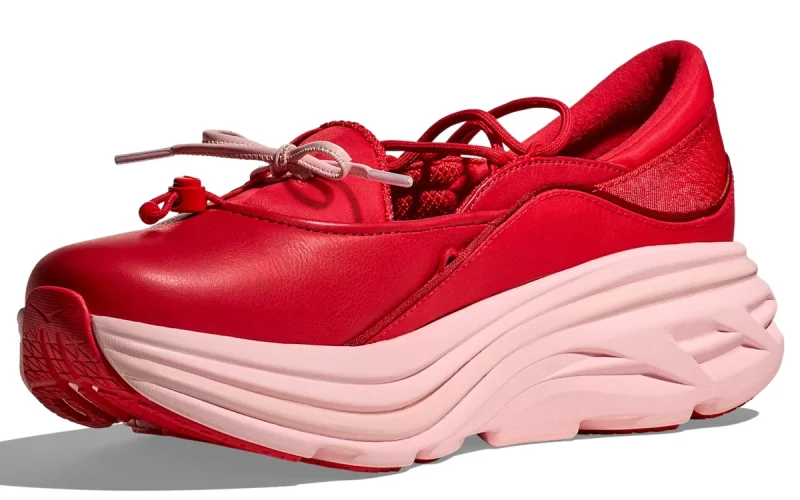 HOKA Bondi Mary Jane "Cerise Rose Tea" Heren schoenen