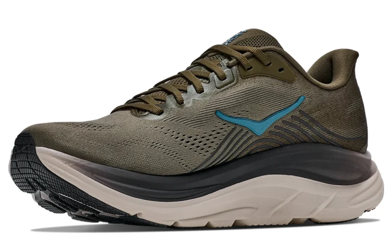HOKA Clifton 11 "Antique Olive River Rock Grey" Heren schoenen