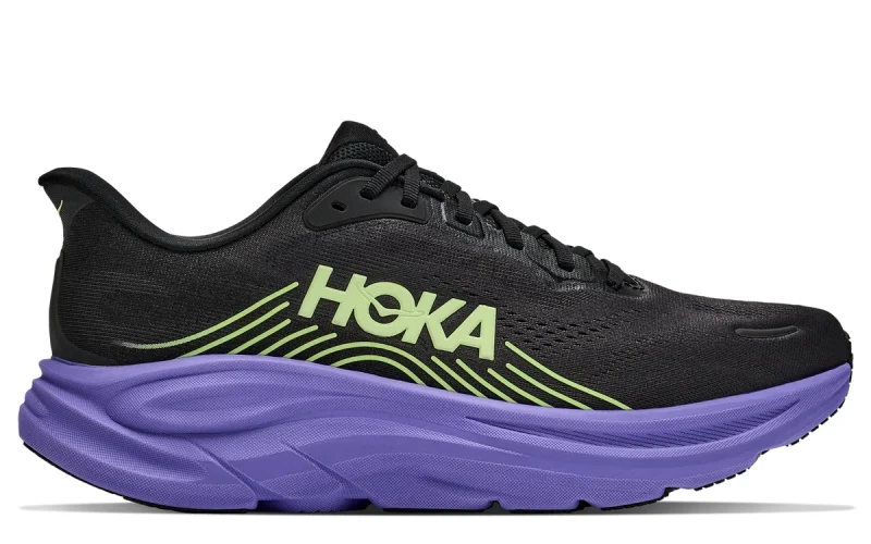 HOKA Clifton 11 "Black Neon Yuzu" Heren schoenen