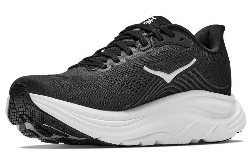 HOKA Clifton 11 "Black White" Heren schoenen