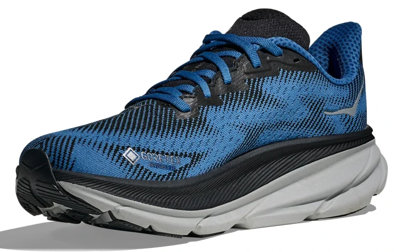 HOKA Clifton 9 GORE-TEX "Black Foggy Night" Heren schoenen
