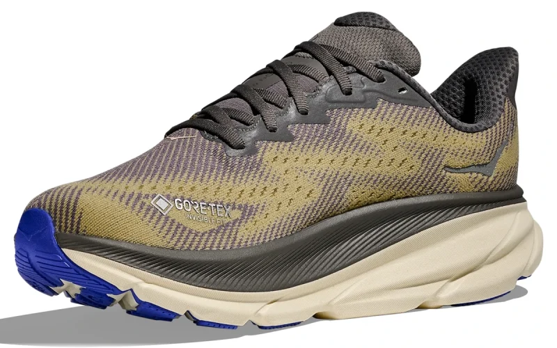 HOKA Clifton 9 GORE-TEX "Gravel Eggshell" Heren schoenen