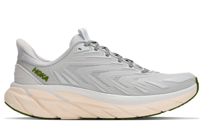 HOKA Clifton UTL "Cosmic Grey Cilantro" Heren schoenen