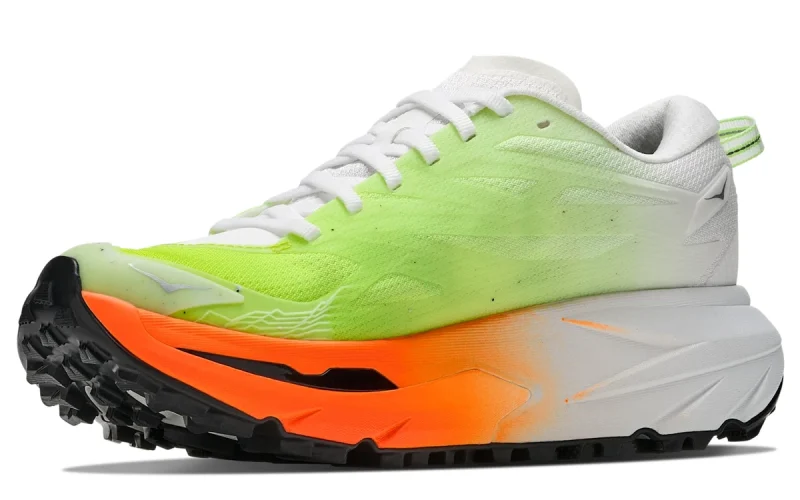 HOKA Mafate 5 "Frost Neon Tangerine" Heren schoenen