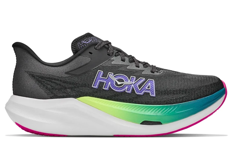 HOKA Rocket X 3 "Black Neon Nebula" Heren schoenen