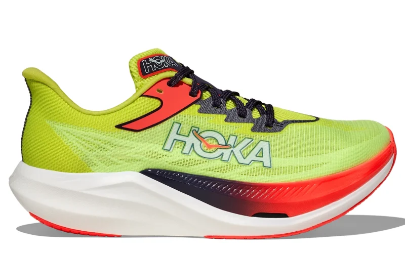 HOKA Rocket X 3 "Neon Yuzu Squid Ink" Heren schoenen