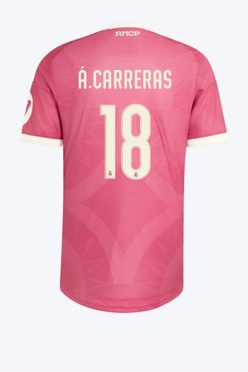 Á. Carreras 18 Voetbalshirt - Real Madrid 26/27 Derde Authentic