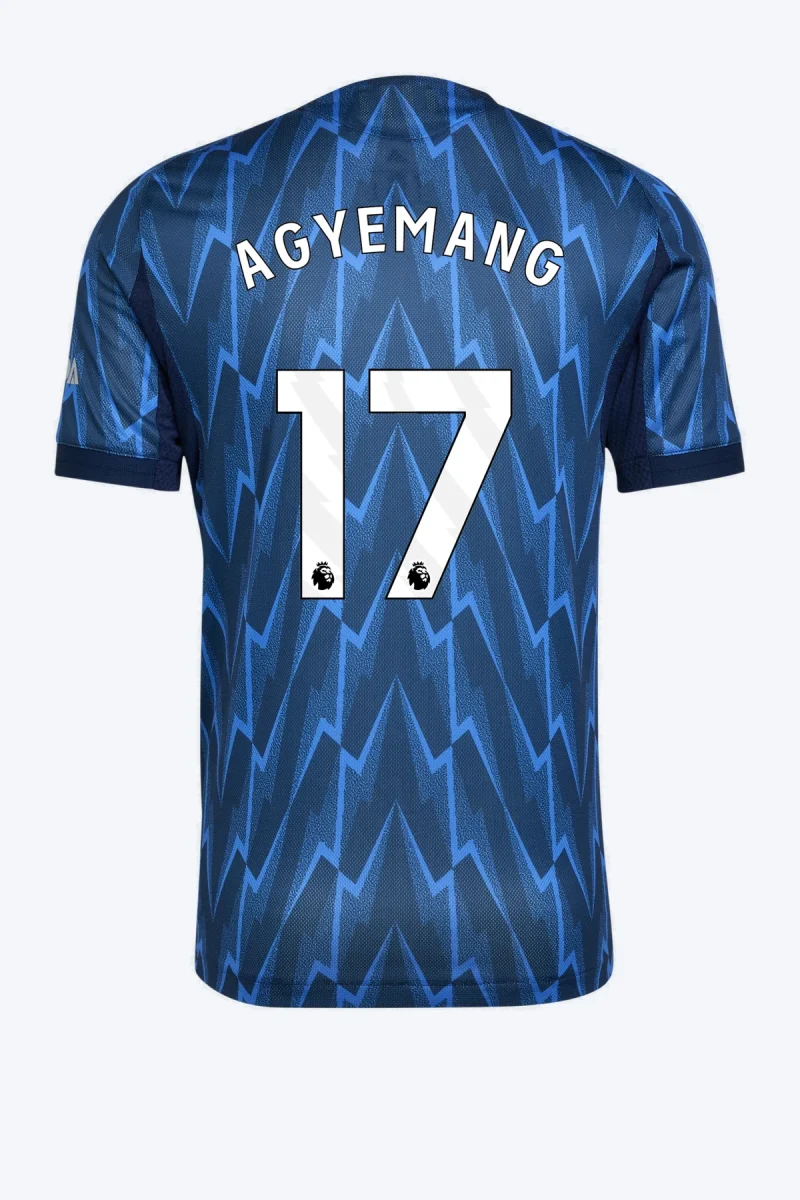 Agyemang 17 Voetbalshirt - Arsenal 25/26 Uit Authentic