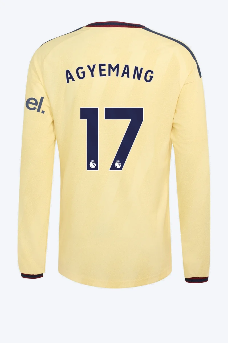 Agyemang 17 Voetbalshirt - Arsenal FC 26/27 Derde Authentic Longsleeve