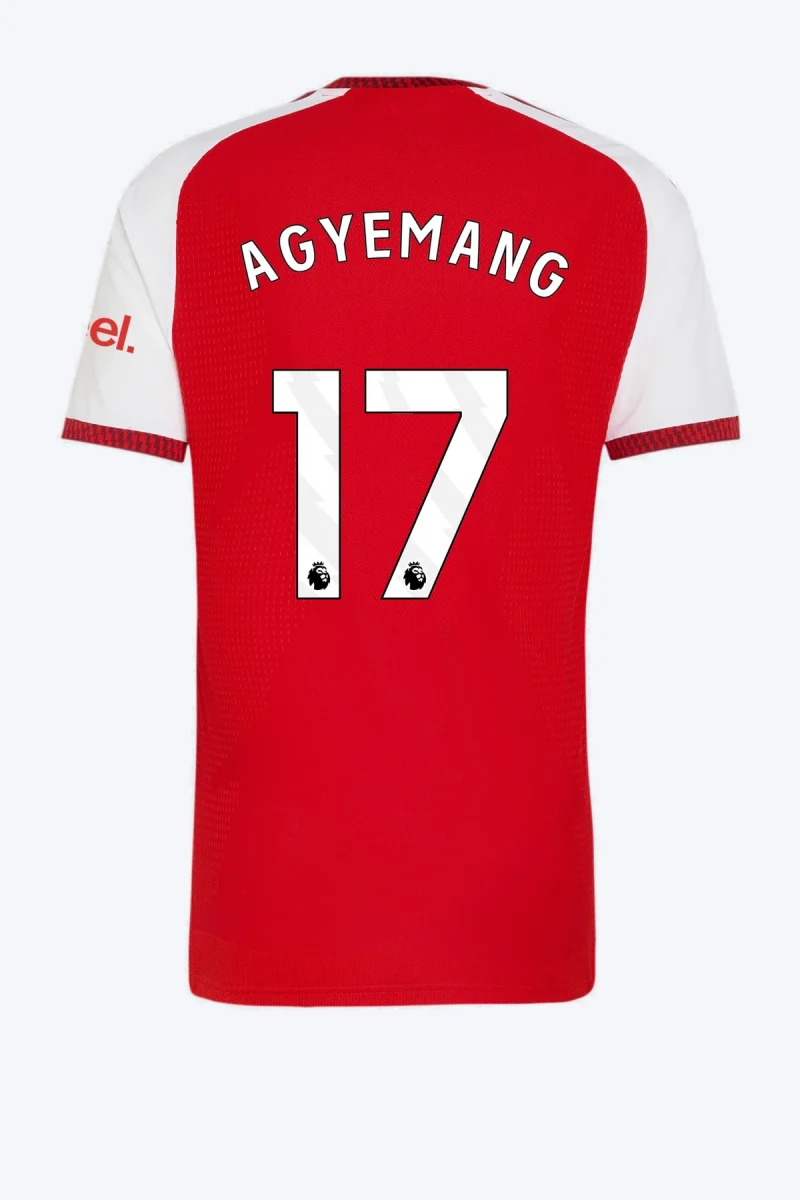 Agyemang 17 Voetbalshirt - Arsenal FC 26/27 Thuis Authentic