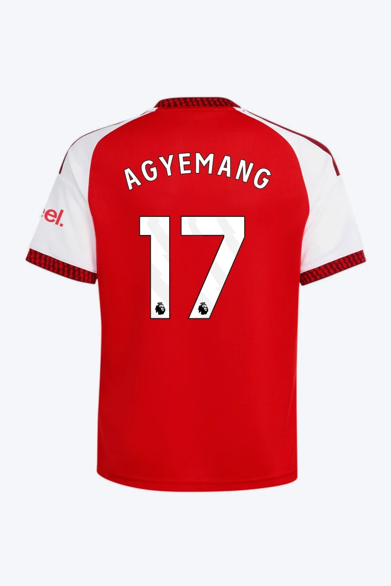 Agyemang 17 Voetbalshirt - Arsenal FC 26/27 Thuis Kids