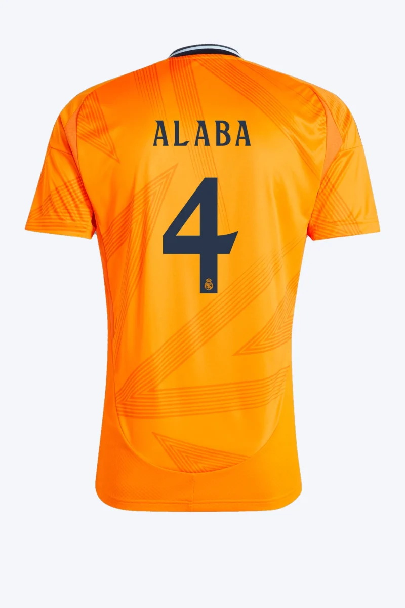 Alaba 4 Voetbalshirt - Real Madrid 24/25 Uit