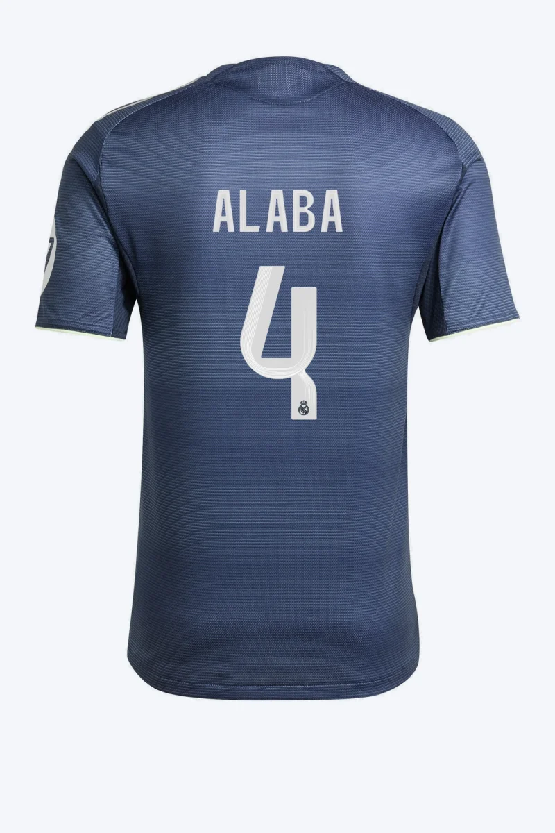 Alaba 4 Voetbalshirt - Real Madrid 25/26 Uit Authentic