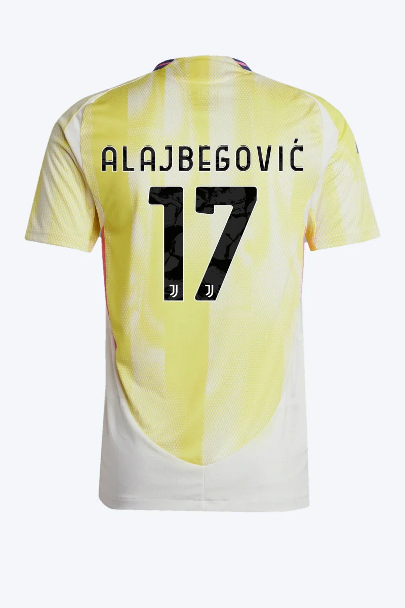Alajbegović 17 Voetbalshirt - Juventus 24/25 Uit Authentic