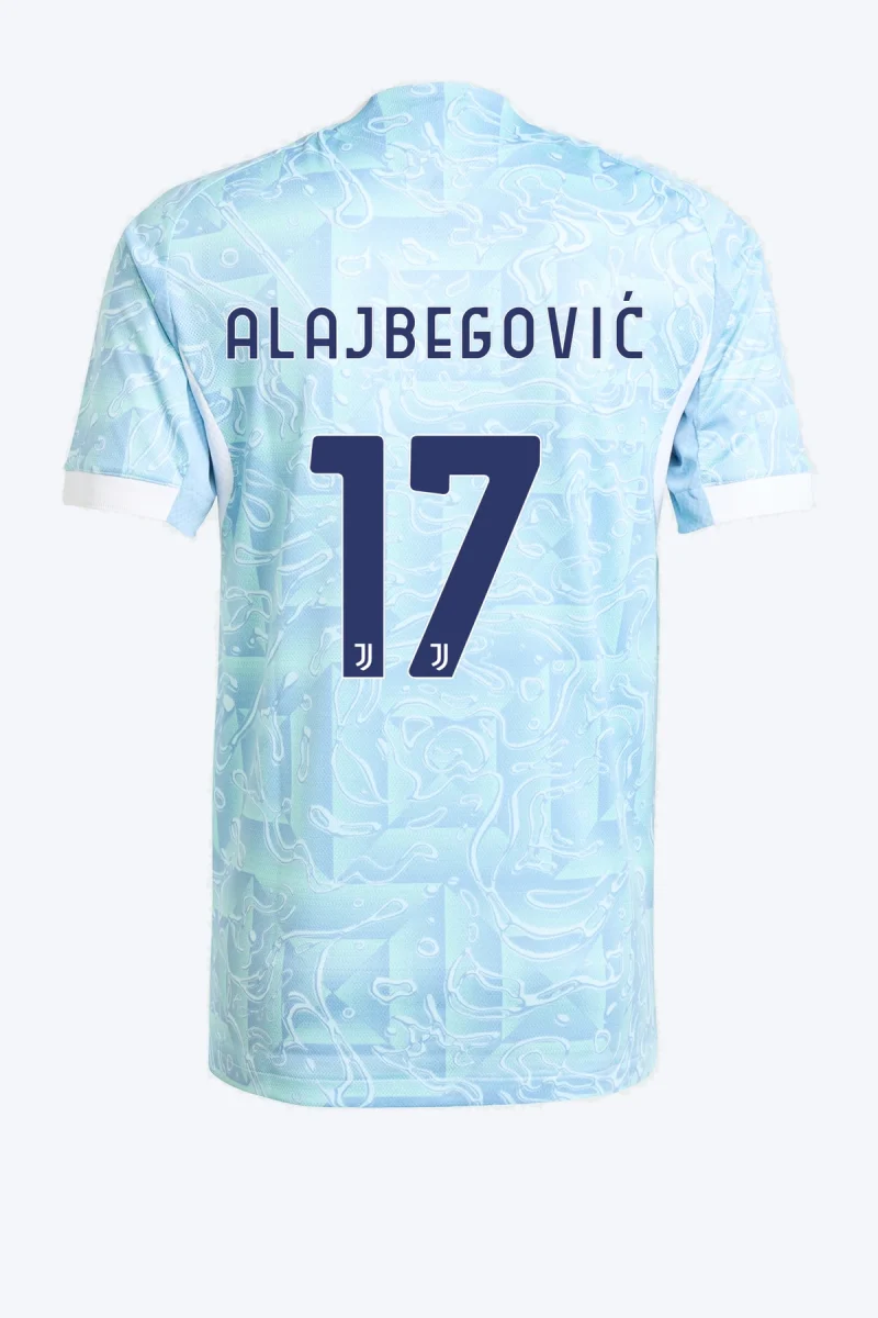 Alajbegović 17 Voetbalshirt - Juventus 25/26 Uit Authentic