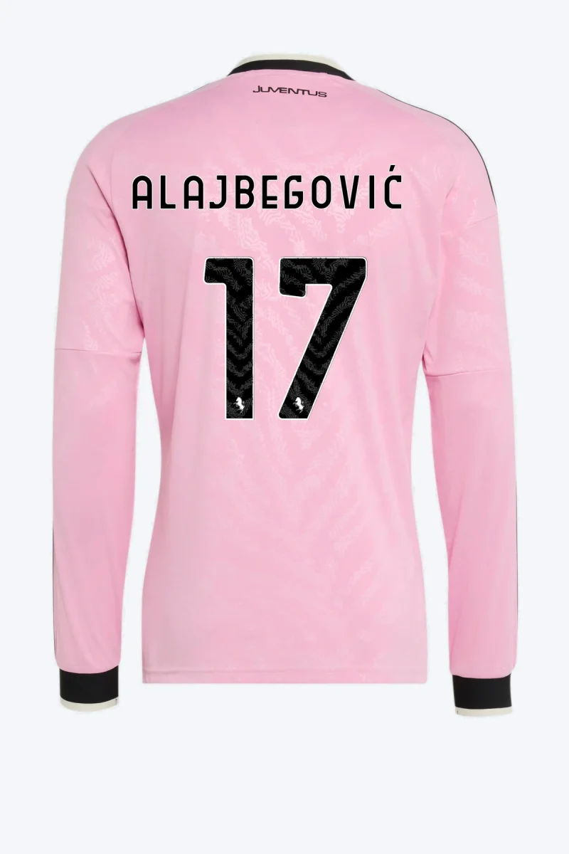Alajbegović 17 Voetbalshirt - Juventus 26/27 Uit Lange Mouw