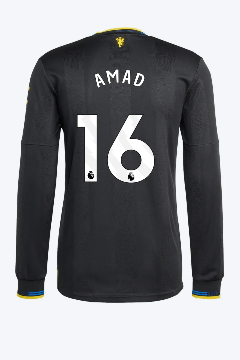 Amad 16 Voetbalshirt - Manchester United 25/26 Lange Mouw Derde Authentic
