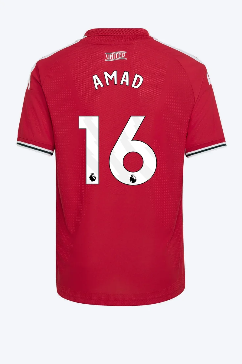 Amad 16 Voetbalshirt - Manchester United 26/27 Thuis Authentic Kids