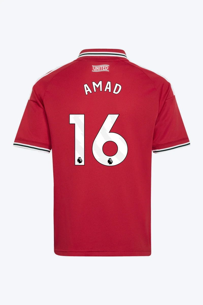 Amad 16 Voetbalshirt - Manchester United 26/27 Thuis Kids