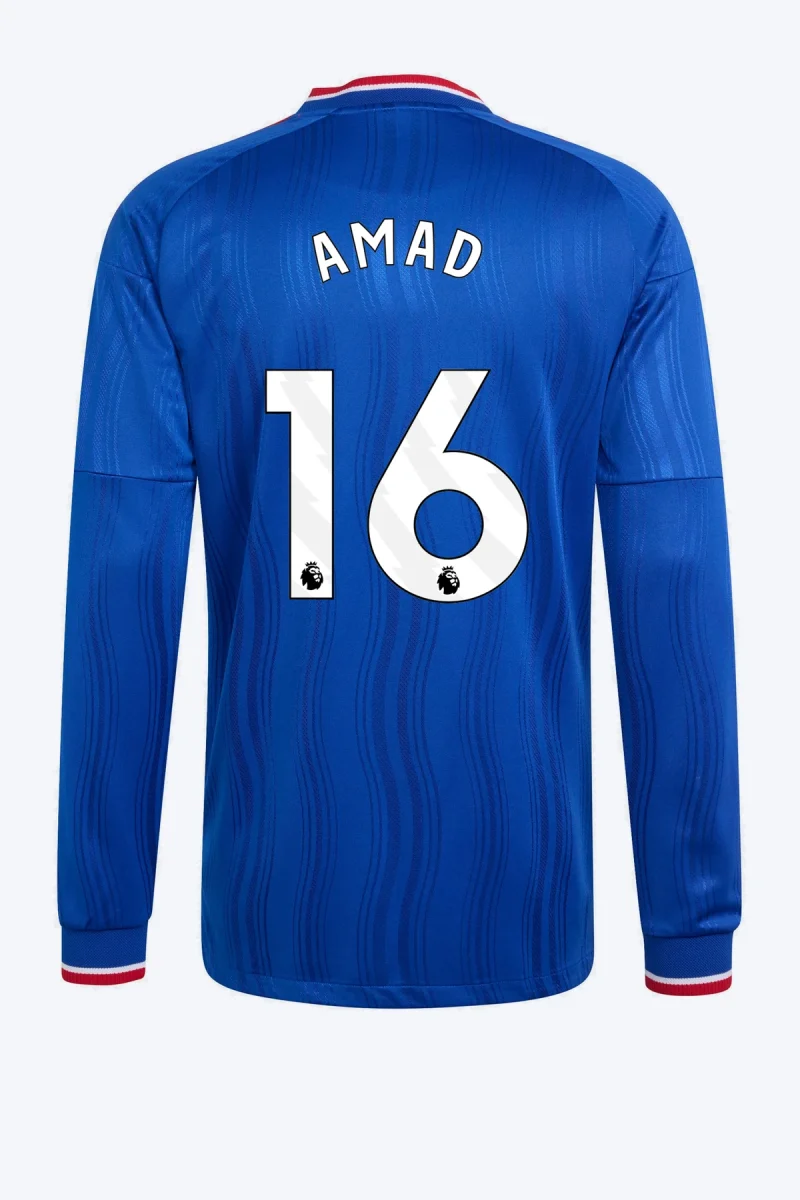 Amad 16 Voetbalshirt - Manchester United 26/27 Uit Authentic Longsleeve