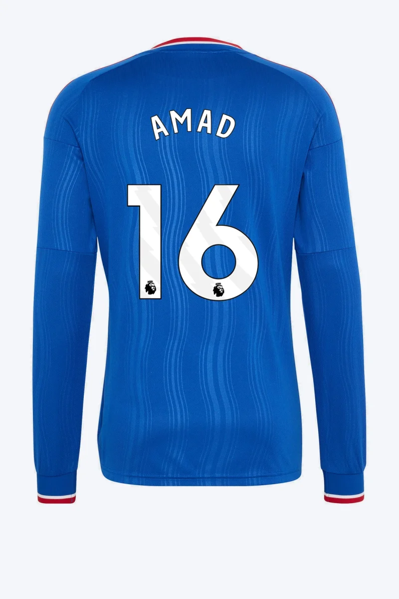 Amad 16 Voetbalshirt - Manchester United 26/27 Uit Longsleeve