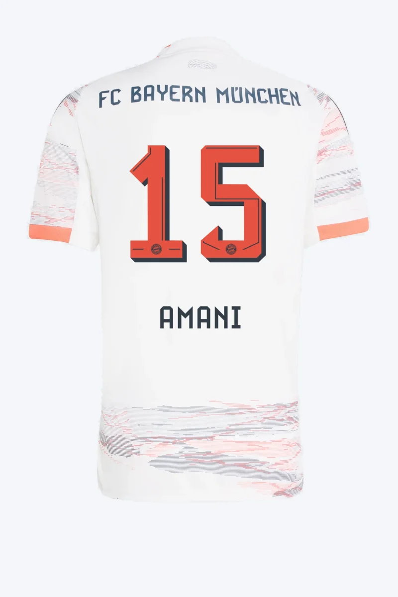 Amani 15 Voetbalshirt - FC Bayern 25/26 (Dames Team) Uit