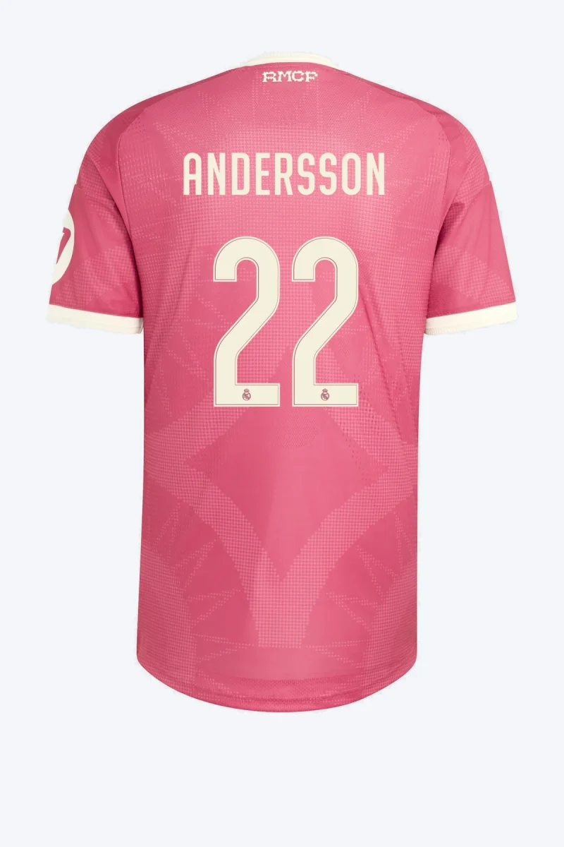 Andersson 22 Voetbalshirt - Real Madrid 26/27 Derde Authentic