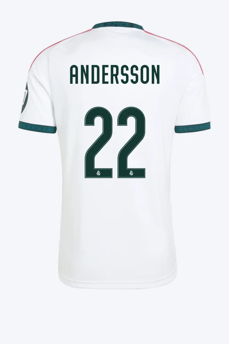 Andersson 22 Voetbalshirt - Real Madrid 26/27 Thuis