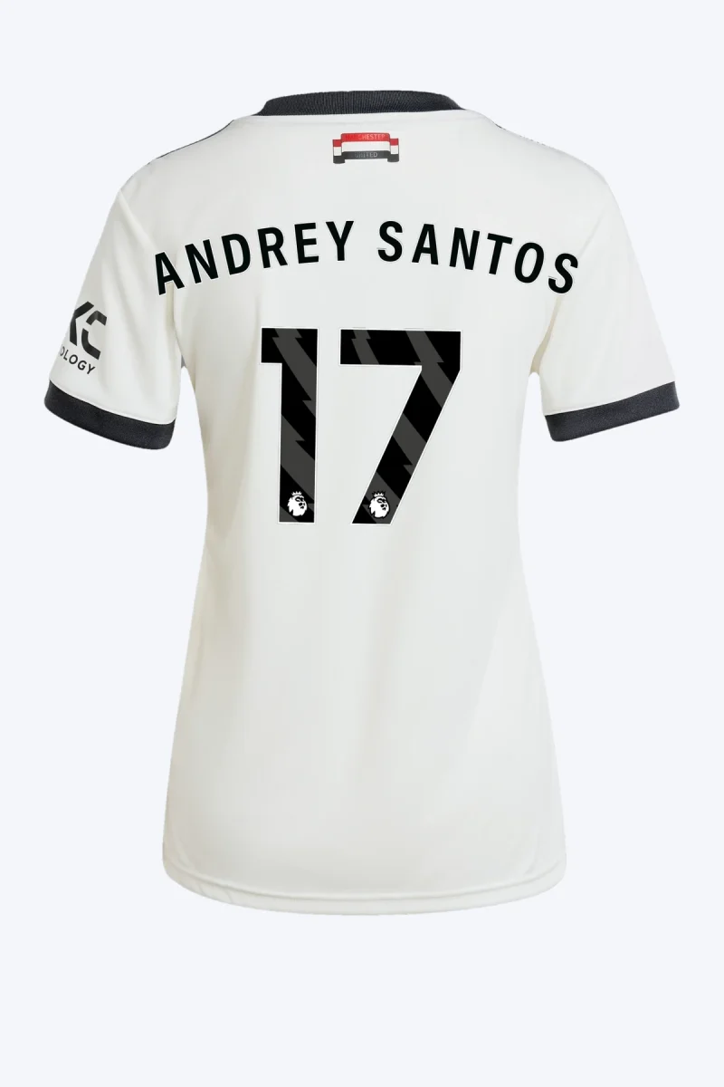 Andrey Santos 17 Voetbalshirt - Manchester United 24/25 Derde