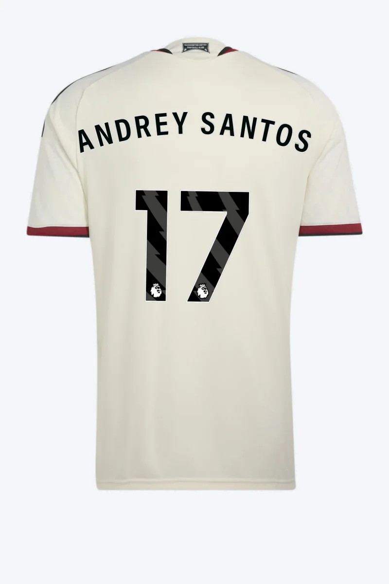 Andrey Santos 17 Voetbalshirt - Manchester United 26/27 Derde