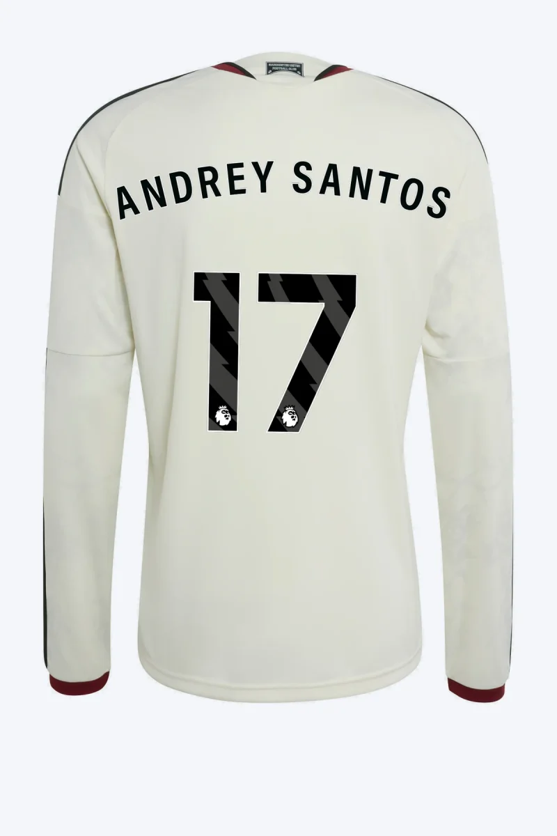 Andrey Santos 17 Voetbalshirt - Manchester United 26/27 Derde Longsleeve