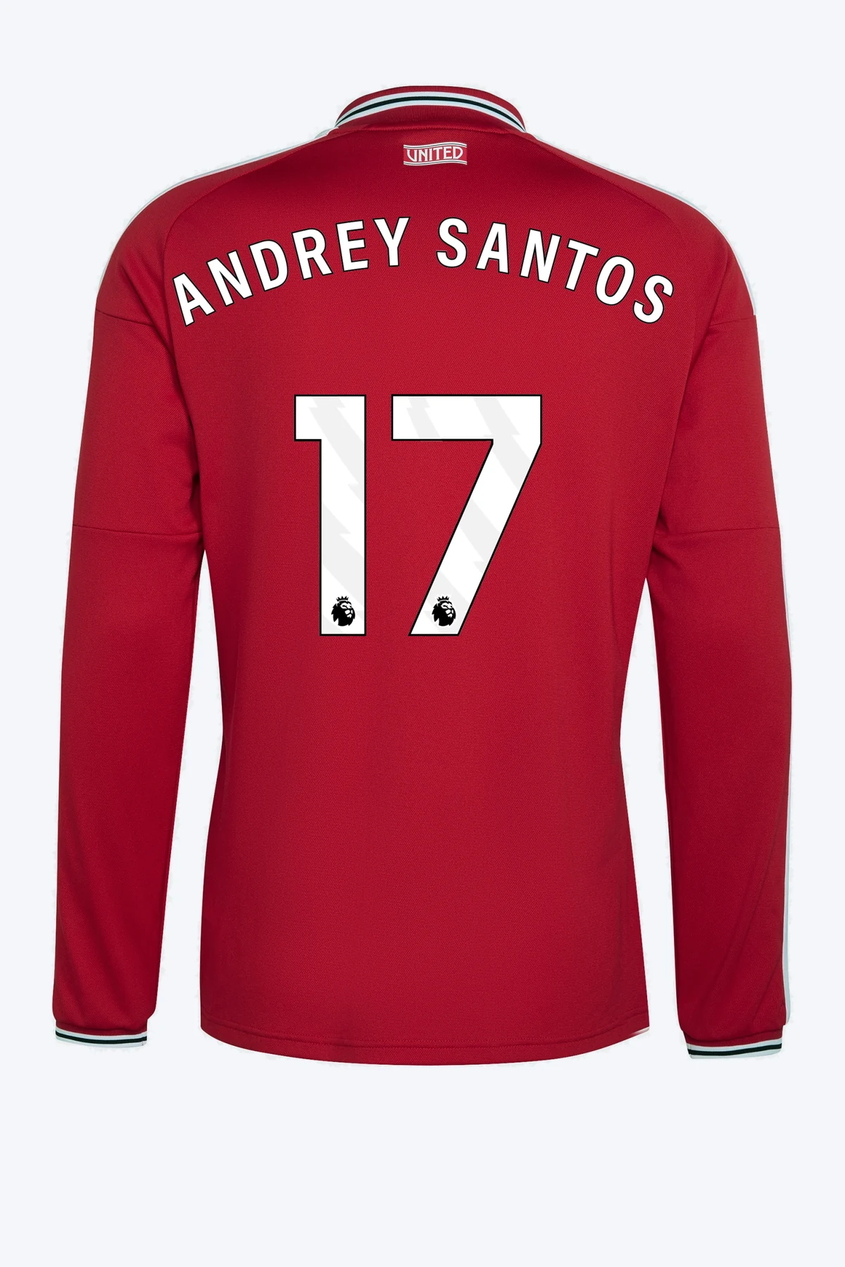 Andrey Santos 17 Voetbalshirt - Manchester United 26/27 Thuis Lange Mouw