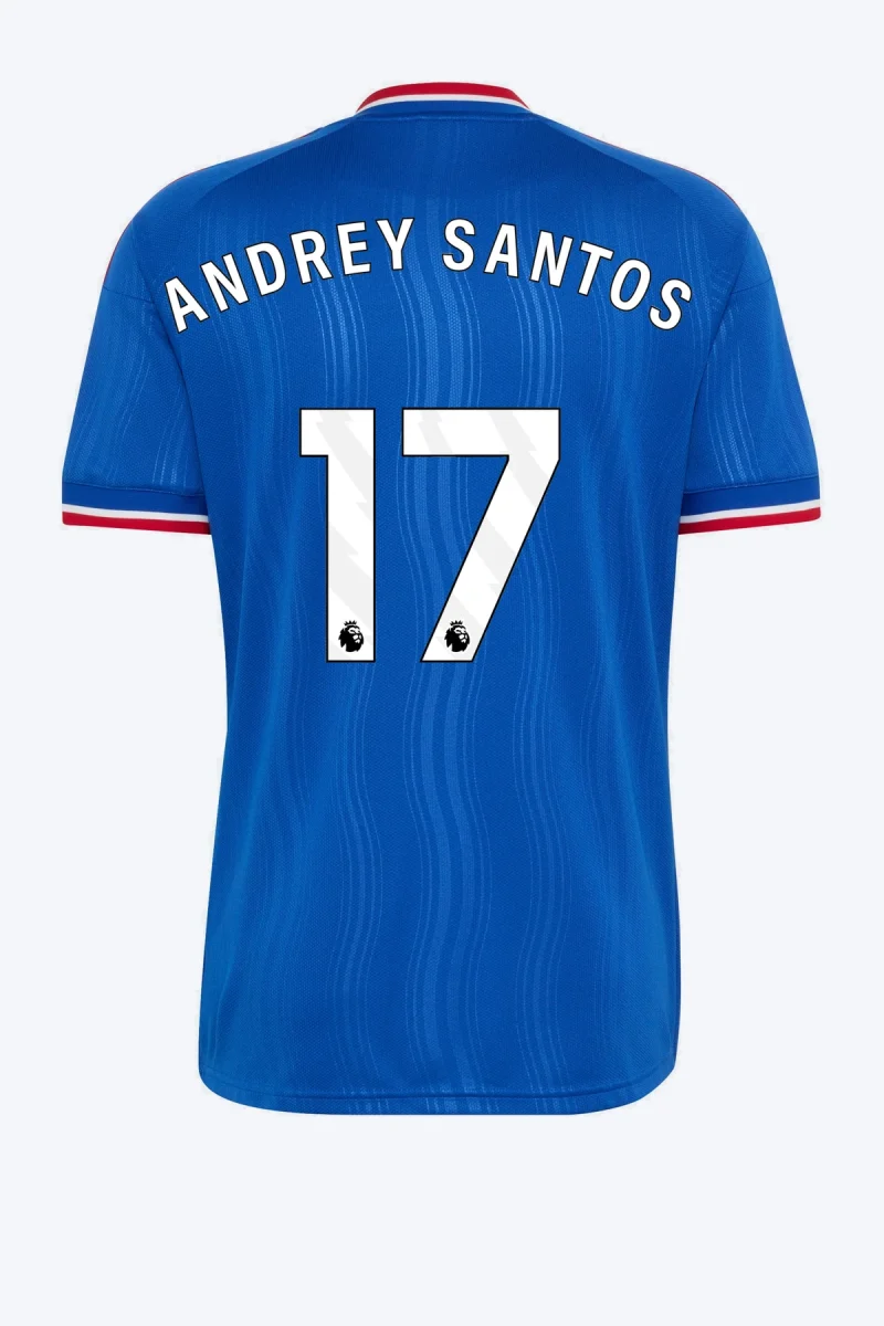 Andrey Santos 17 Voetbalshirt - Manchester United 26/27 Uit