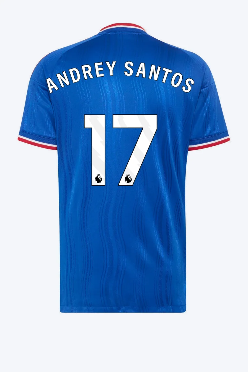 Andrey Santos 17 Voetbalshirt - Manchester United 26/27 Uit Authentic